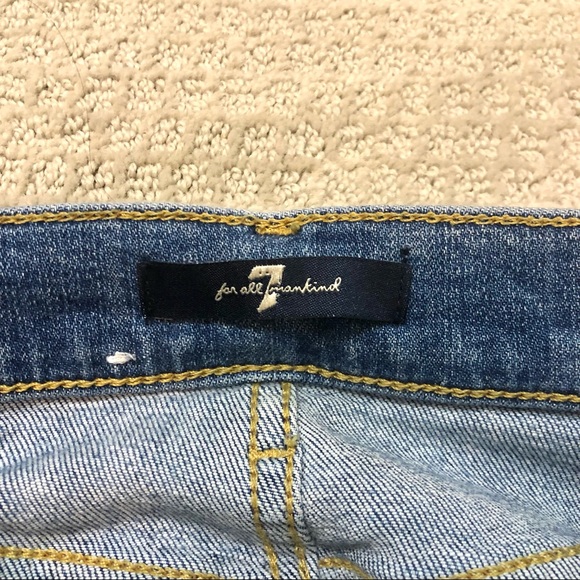 \7 FAM\• Distressed Side Stripe Jeans - Picture 15 of 16